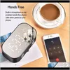 Desk Clocks Decor Garden Drop Delivery 2021 Fashion S5 Wireless Bluetooth Speakers With Home Mini Led Display Digital Table Alarm Clock Tf