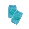 Baby joelho almofadas não deslizamento infants meias sorriso recém-nascido rastejando cotovelo protetor perna aquecedor kids knee-pad meninos meninas meias