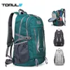 Tomule Vattentät Travel Ryggsäckar Män Rucksack 40L Utomhus Sportväska Kvalitet Vike Väska Kvinnor Klättring Ryggsäck Trekking Bag Y0721