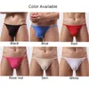 Underpants Men Underwear T-Back G-String Brief Sexy Bulge Pouch Thongs Lingerie Gay Clothes Sissy Panties Male Inmitate