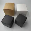 10 Size Brown Black White Kraft Paper Gift Packing Boxes Blank Soap Box Candy Craft Storage Carton Packaging Boxes