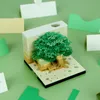 Decoratieve objecten Beeldjes Omoshiroi Block Net Celebrity 3D Creatieve Notitie Document Tree House Sticky Surprise Kiyomizu Tempel Verjaardag Holi