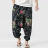 Casual Män Loose Harem Byxor Hippie Aladdin Bohemian Boho Baggy Gypsy Byxor Man Nya Byxor Cross-Pants 2019 x0615