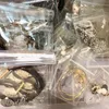 ジュエリーポーチバッグ20pcsミニziplock pvcクリアプラスチックネックレスイヤリングリングアンチ酸化ジッパーセルフシーリングストレージポーチedwi22