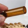 Essential Oil Amber bottle 10 ml Clear Glass Roll-on Bottles with Stainless Steel Roller Balls