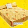 Couvre-matelas antibactérien carotte, housse de Protection en coton imprimé, surmatelas élastique anti-acariens, housse de Protection respirante