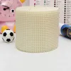 24 rzędy 4mm Pearl Mesh Wrap Ribbon Koralik Rolka Akrylowa Pearl Wykończenia Do Wesele Party Cake Waza Ślubna Dekoracje Prysznic DIY Craft Y0730