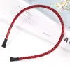 Świąteczna opaska na dziewczynę kobietę Red Ribbon Ceide Hair Hair Band Boutique Party Accessory6121351