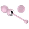 Nxy ovos kegel simulador vagina músculo encolhimento bolas chinesas brinquedos sexuais para mulheres vibrar massagem bola vaginal haltere controle remoto dumbbell 1203