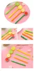 Penne a sfera per frutta Gel creativo Penna a sfera per cartoni animati Forma di frutta e verdura 4 colori T2I53361