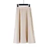 Foridol High Waist Knitted Midi Skirt Autumn Winter A-line 2021 Casual Streetwear Office Ladies Skirts