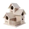 petites maisons d'oiseaux en bois