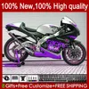 Corpo para Aprilia RS4 RSV125 RSV-125 RS-125 2003 2000 2001 2003 2004 2008 2003 2005 Brilho Roxo RSV125RR 99-05 RSV RS 125 R $ 125RR RS125 99 00 01 02 03 04 05 Fairing OEM