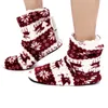 Adult's Christmas Warm Slippers Non-Slip Wearable Socks Soft Fleece Gripper Shoes FS99