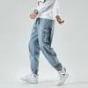 Мужские брюки Mannen Cargo Broek Joggers Джинсовая мешковатая гареш уличная одежда открытый повседневный режим плюс размер хип-хоп джинсы