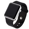 Wristwatches 2021 Zegarek LED Różowy pasek do cyfrowego zespołu silikonowego Kobiety mężczyźni na rękę Watchband montre femme