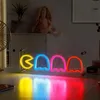 Pac Man Custom Neon Sign, Hands Light Led Sign For Wall, Wall Decor, Lamp