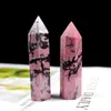 67cm Natural Rhodonite Arts and Crafts Crystal Tower Gifts Healing Polished Reiki Energy Stone Ornaments1826306