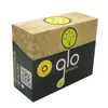최신 GLO 추출물 오일 카트 0.8ml 1.0ml 원자 10 개가있는 세라믹 유리 vape 카트리지 마그네틱 디스플레이 포장 상자 510 스레드 빈 vapes 펜