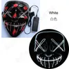 Party Decoration Halloween Mask Bar V-Shaped Bloody Funny Full Face Glow 120st