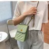 Quilted Small Leather Bag Chains Crossbody Mobile Phone Bags Mini Purses And Handbags For Women Messenger Satchels Pocket Shoulder