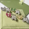 Luxury Designer Ladies Love Butterfly Rings Pendant Screw Van Ring Party Wedding Par Gift Fashion Jewelry A53251546