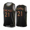 Qualité supérieure NCAA Hommes Enfants Lauri Markkanen Zach LaVine Coby Blanc 2020/21 Swingman City Youth Basketball Jersey Black Edition Chemises