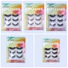 5 Pairs 3D Natural Long Thick Hair False Eyelashes Chemical Fiber Eye Lashes Wispy Beauty Makeup Extension Tools