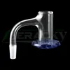 Beracky Two Style Beveled Edge Full Weld Blender Smoking Quartz Banger Z 22mm Solid Marbles Perły Terp 20mmOD 4590 Bezszwowe gwoździe do szklanych bongów Dab Rigs