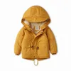 Kids Winter Fleece Outdoor Jackets for Boys Hooded Warm Kids Outerwear Windbreaker Casual Baby Coats Clothing 211204