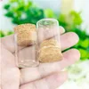 100 stks 22x30mm 5 ml Clear Transparent Cork Stopper Glass Tube Flessen Lege Jars Geurende Thee Fialen ContainersGood Aantal