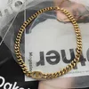 Punk hip hop fläckar halsband för kvinnor gris näsa kedjor halsband brev halsband tjock kedja choker halsband smycken x0707