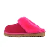 Designer classic australian wgg slides snow Half tofflor ludd fuzz yeah slide kvinna Enfärgad scuffette ii dam tjej dam vinter lägenhet australien 34-43