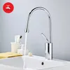 Grifo de lavabo de baño Bettering Grifo de lavabo Mezclador de agua de cascada negro Grifos Torneira