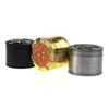 Tobacco Smoking Herb Grinders 4 Layers zinc Alloy Grinder Metal dia. 50mm 55mm colors high quality