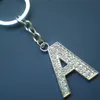 Hot-Sell Key Ring Zinc Alloy Keychain med 4 Panda Charms, 50st / Lot, Gratis Express Leverans (CK0072)
