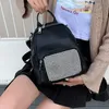 Zaino stile donna in vera pelle 2021 Fashion Trendy Diamond Piccola borsa a spalla morbida ad alta consistenza