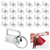 Ganci per binari 40 pezzi hardware in tessuto fai da te portachiavi portachiavi con anello per cordino accessori per tracolla285q