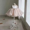 Girls Dress Birthday Wedding Party Princess Kids Dresses For Girl Tutu Pearl Teenager Toddler Baby Christening Baptism Ball Gown G1129