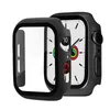 Anti-Fall Matt PC Hard Cover Fodral för Apple Watch Iwatch Series 7 SE 6 5 4 3 2 Skyddsväska 44mm 40mm 42mm 38mm 41mm 45mm SmartWatch-täckning