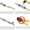 Terminales de conectores de engarzado a tope termorretráctiles con sello de soldadura, conector eléctrico resistente al agua para cableado, Kit de terminales de empalme de cables, 800/300/250 Uds.