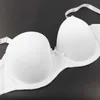 Trufeling Black Color Cup do Médio Push Up Bra Meio Copo Macio Comfort Macio Fit Deep V Bra Reúna Peito Para Mulheres Sexy Bra 36D 38D 40D 210623