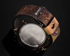 Curren lederen band mannen horloge modeontwerp digitale wijzerplaat mannelijke klok weergave Datum week quartz-horloge Hodinky relogio masculino q0524