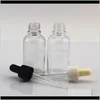 Jars Storage Housekeeping Organization Home & Garden800Pcs 5Ml 10Ml 15Ml Dropper Bottles 30Ml Transparent E Liquid Empty Bottle With Rubber C