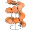 Mutfak Yaratıcı Yumurta Raf Spiral Sepet Ferforje Pratik Çok Fonksiyonlu Spiraling Dağıtıcı Raf Sepet Depolama 211112