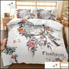 Bettwäsche-Sets, Heimtextilien, Garten, luxuriös, schwarzer Textil-Traumfänger, böhmisches Bettdecken-Set, Boho-King-Size-Bett, ägyptische Baumwolle, 240 x 220 cm