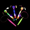 Giochi all'aperto LED Volantino Volantino Razzo volante Incredibile Freccia Elicottero Ombrello volante Giocattoli per bambini Magic S LightUp Paracadute Regali2992204