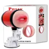 Dual Channel Vagina Real Pocket Pussy Manlig Masturbator Sex Toys For Men Blowjob Artificial Vagina Sex Machine Sex Product Shop Q0419