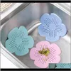 Hem Garden5pcs Badrum Toalett Hår Sile Sucker Kitchen Sink Drain Filter Bathtub Catcher Stopper Anti-Blocking Floor Andra badvaror