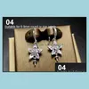 Sieradeninstellingen DIY Parel Oorbellen Setting Zirkoon Solid 925 Sier Earring Eardrop Montage Earings Leeg Gift voor FMale 14 DROP LEVERING 202